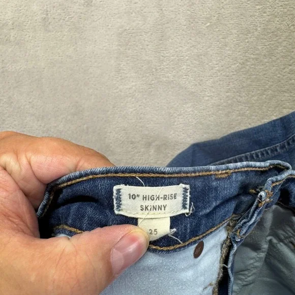 Madewell Blue Skinny Jeans - Picture 7 of 15